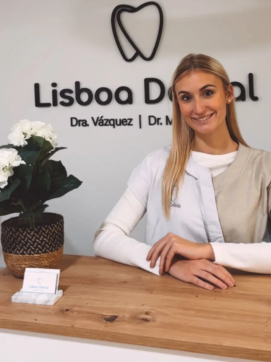 Laura Fernández, recepcionista en Lisboa Dental