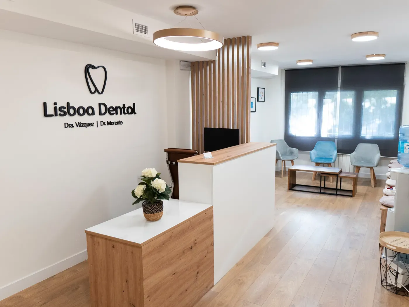 Recepción de Lisboa Dental, clínica dental en Alcorcón